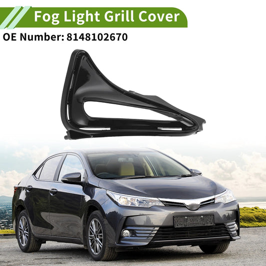 1 Pc Front Right Fog Light Grill for Toyota Corolla (2017-2018)