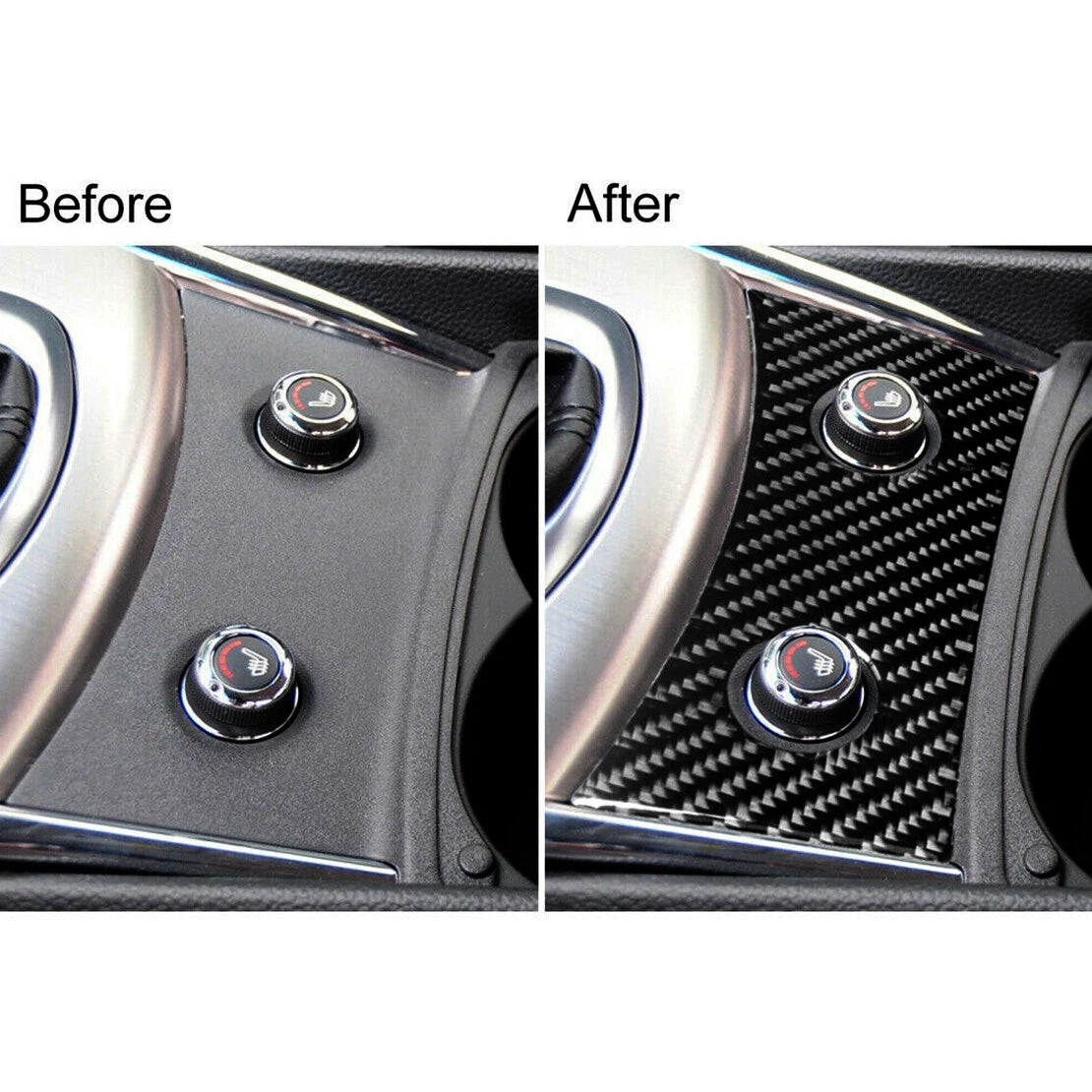 Heated Seat Button Cover Trim for Infiniti G37 Sedan (2010-2013)