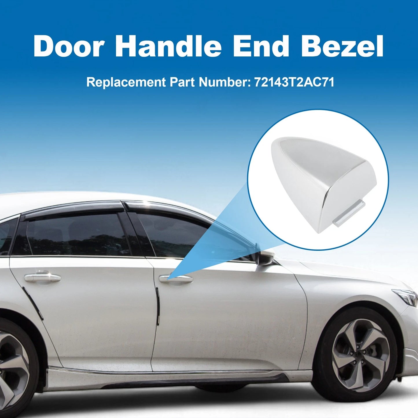 Right Side Door Handle End Bezel for Honda Accord (2013-2017)