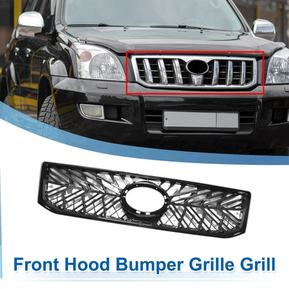 Front Upper Hood Bumper Grille for Toyota Land Cruiser Prado (2002-2009)