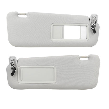 2 x Gray Sun Visors for Mazda CX-9 (2010-2015)