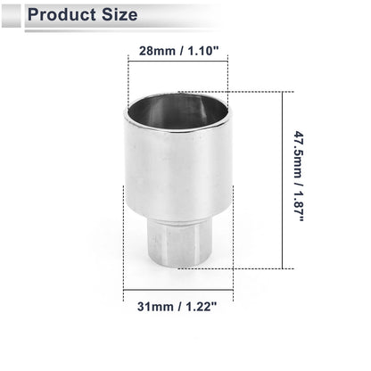 Wheel Lock Lugnut Antitheft Nut Removal Key for Land Rover
