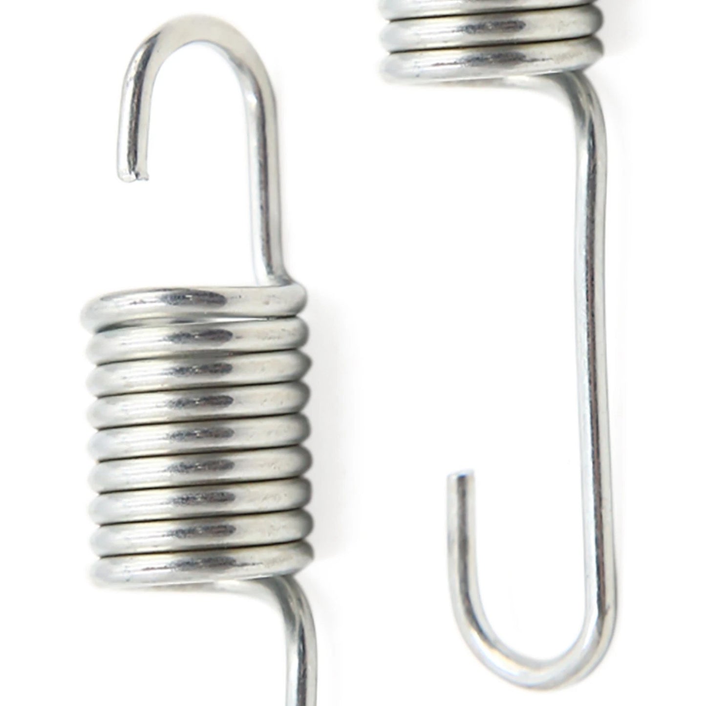 2 x 8cm Silver Tone Metal Motorcycle Brake Pedal Return Spring for Honda CG125