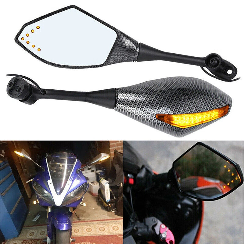 Rearview Mirrors LED Turn Lights for Honda CBR 600 F3 F4 (1995-2000)