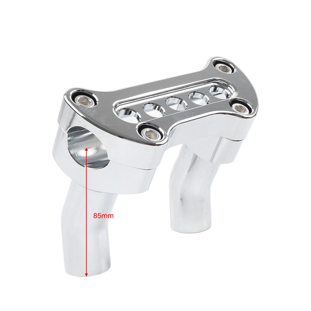 3.5" Handlebar Riser & Top Clamp for Harley Dyna, Softail, Sportster XL