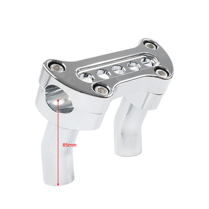 3.5" Handlebar Riser & Top Clamp for Harley Dyna, Softail, Sportster XL