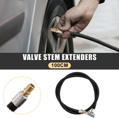 100cm 39" Tire Valve Stem Extension Hose for Motorcycle Car