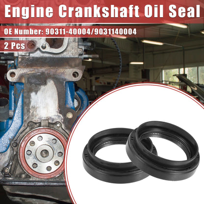 Engine Crankshaft Oil Seal / 2 x for Toyota Camry