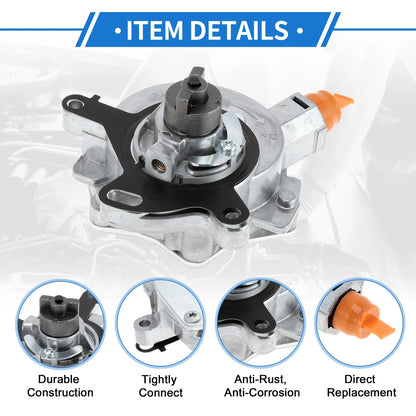 Brake Vacuum Pump for Ford Fiesta (2010-2019) - Engine Vacuum Pump 1 x