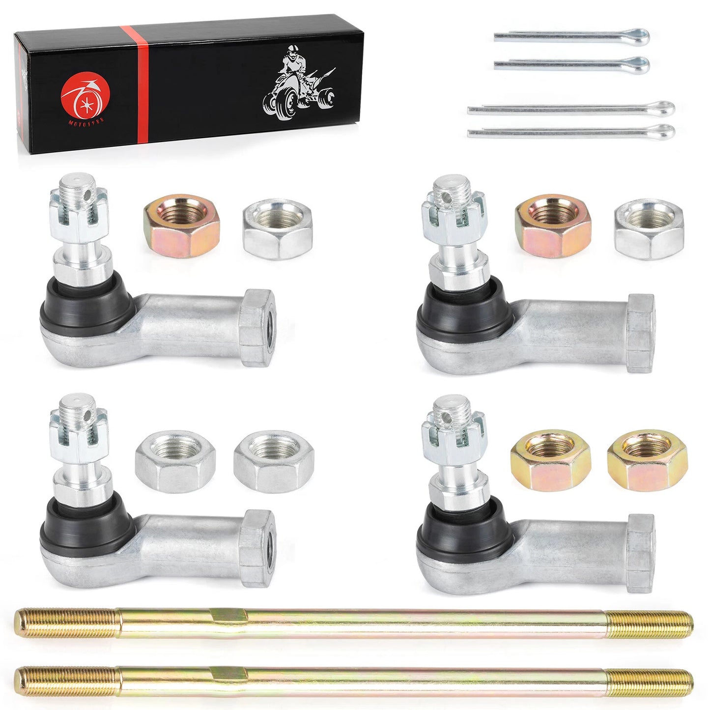 Left Right Tie Rod Ends for Honda Rancher 350 400 (2000–2014)