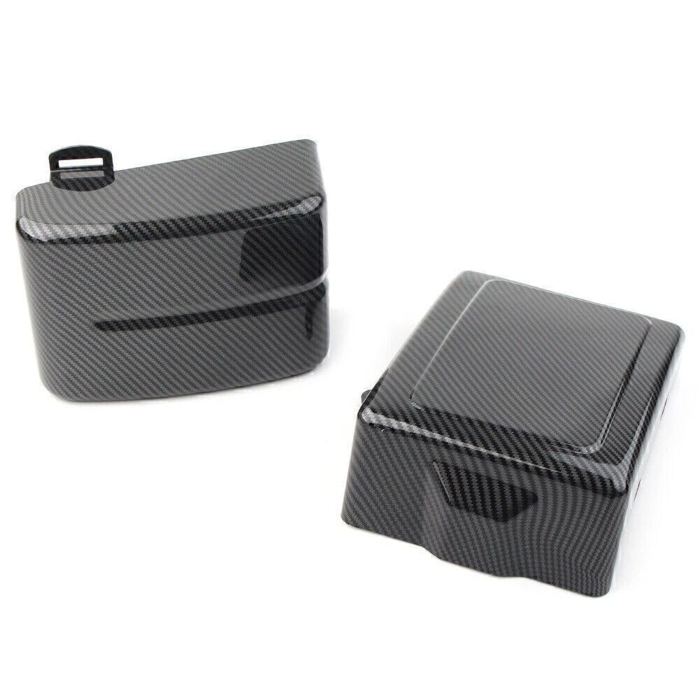 Carbon Fiber Battery Side Covers for Harley Dyna Street Bob FXDB (2006-2017)