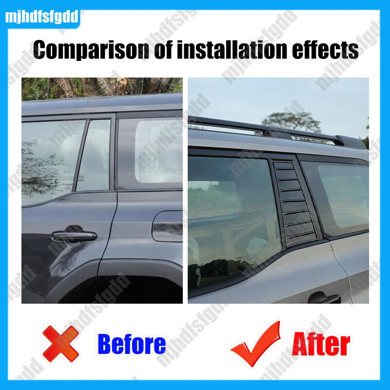 Rear Quarter Window C-pillar Trim for Prado Land Cruiser (2024–2025)