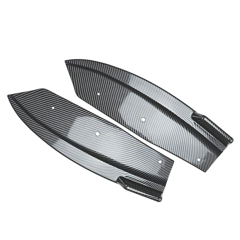 Carbon Black Rear Bumper Lip Wrap Splitters for BMW X4 G02 M Sport (2018-21)