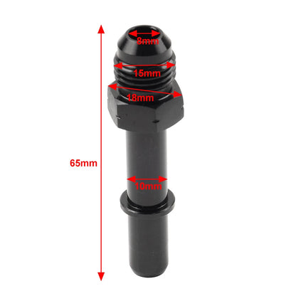 6AN Male to 5/16" Male SAE Quick-Disconnect EFI Fuel Rail Fitting for Make & Model
