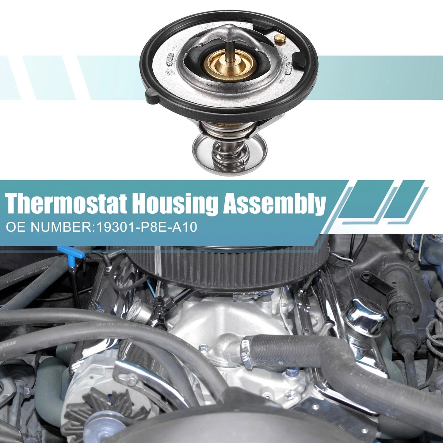 Engine Coolant Thermostat Housing Assembly for Honda Pilot