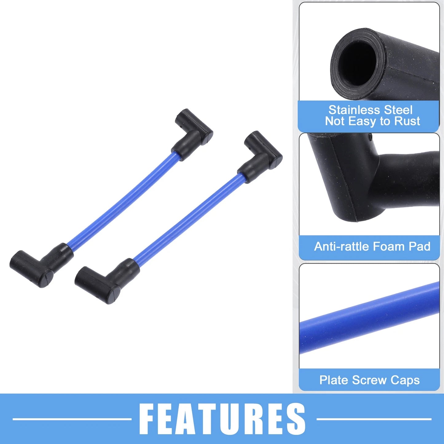 Marine Spark Plug Cable Ignition Wire 2 x Pack for Marine Engine
