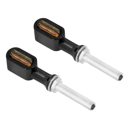 Rear Mini LED E Mark Turn Signal Lights for Harley Softail Touring Sportster