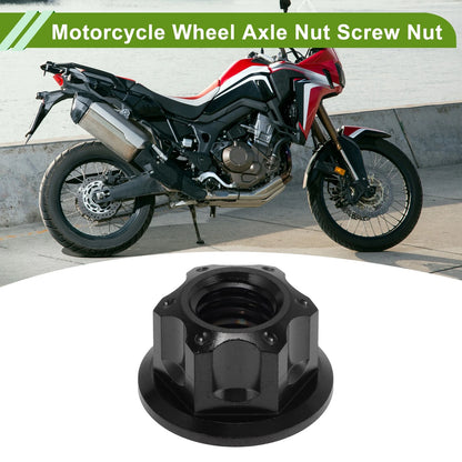 4Pcs Wheel Axle Nut Screw Nut M8 x 1.25 for Cars/Motorcycles/Bicycles