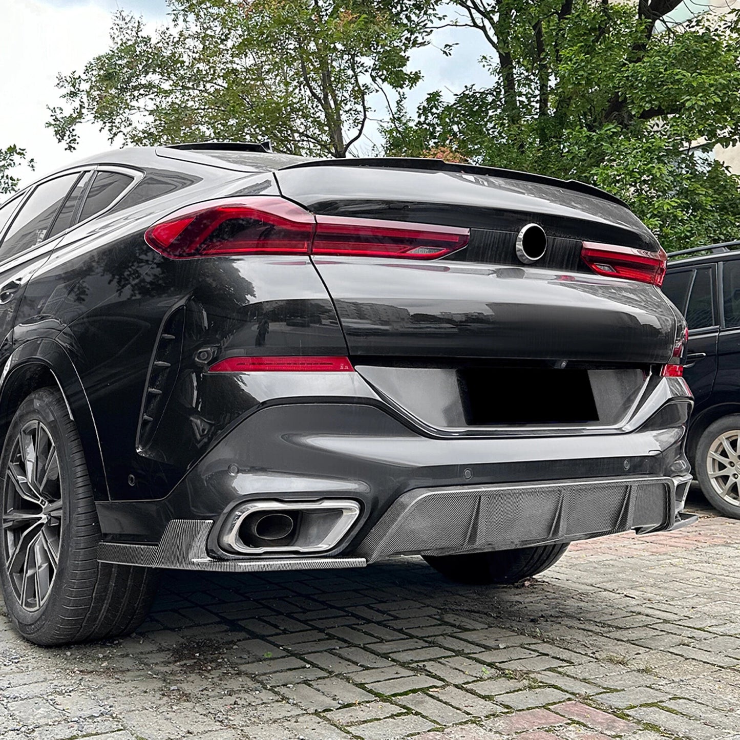 Rear Bumper Diffuser Lip Kit for BMW X6 G06 (2019-2024)