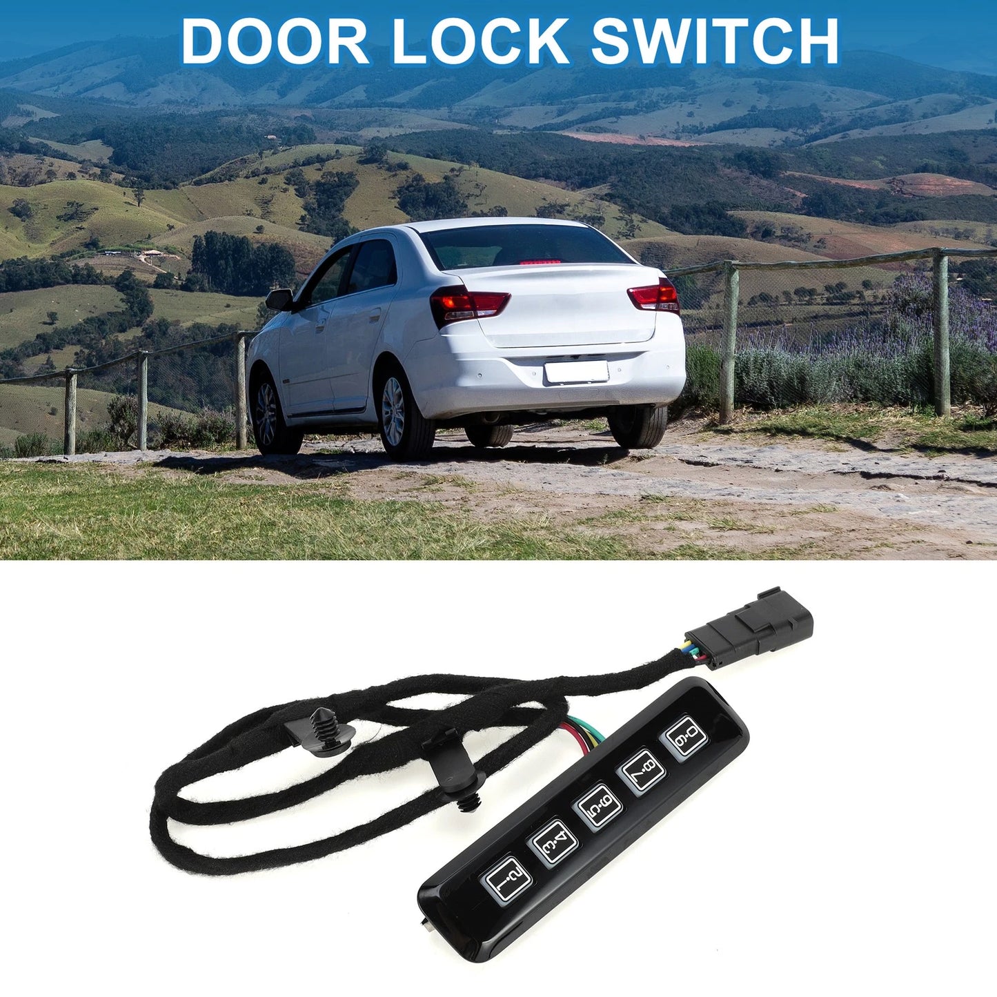 Car Door Lock Switch for Ford F-150, F-250, F-350 (2011-2014)