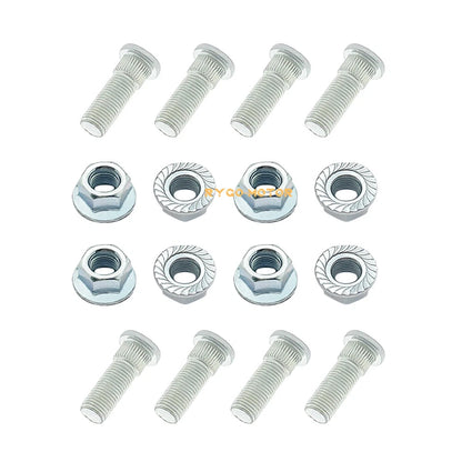 Front Wheel Studs & Nut for Polaris Magnum ATP Predator 330 500 Outlaw 450 525