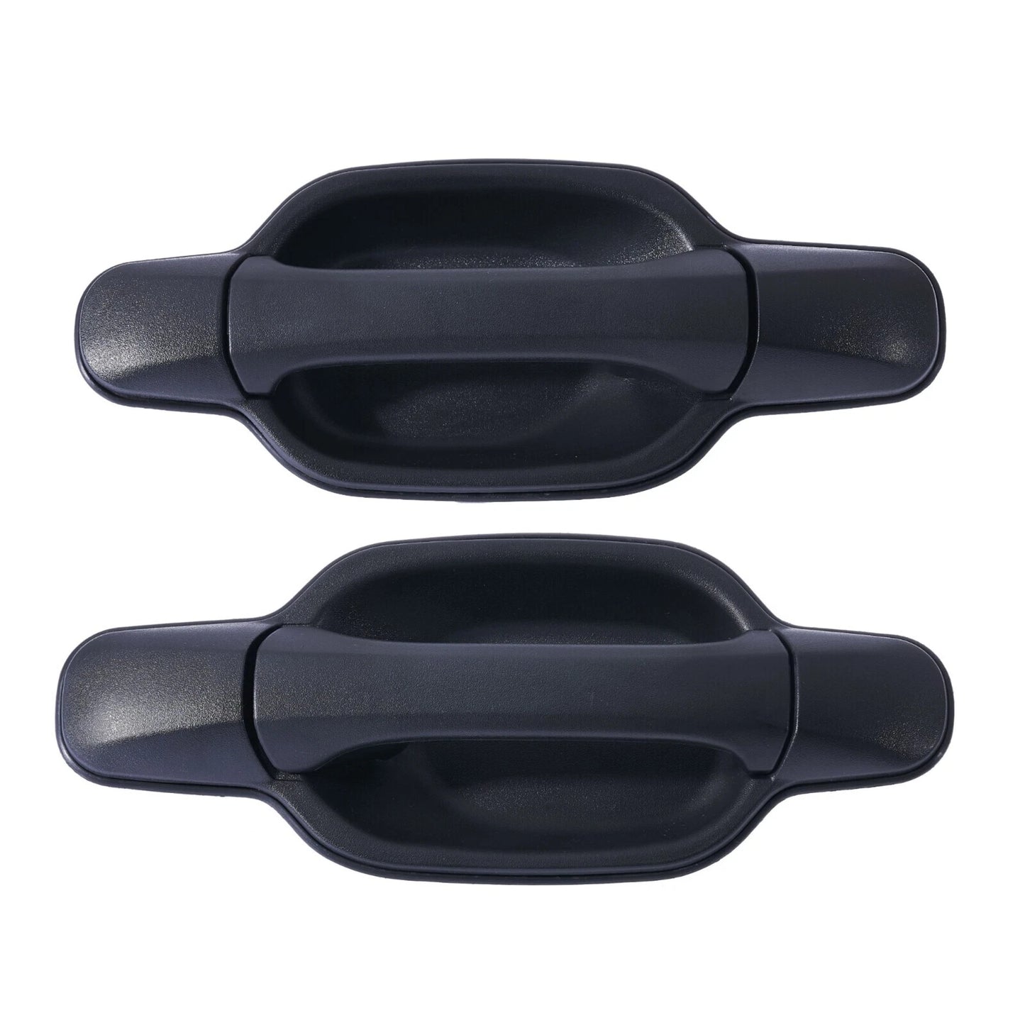 Door Handle Outer 2 x for Isuzu D-Max REAR LEFT+RIGHT Black (2006–2012)