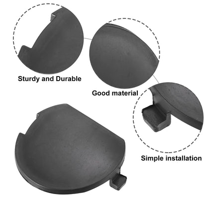 Black Tow Hook Cover for Mazda 3 Axela (2014-2016) 1 x Cap
