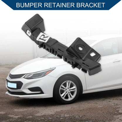 1 x Right Front Bumper Support Bracket ABS Black for Chevy Malibu (2016-2022)