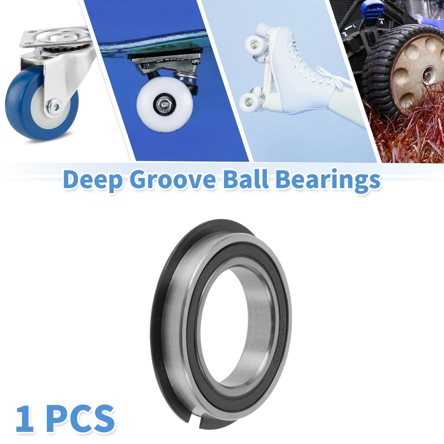 Deep Groove Ball Bearings 30x47x9mm Lubricated Bearings for Machinery