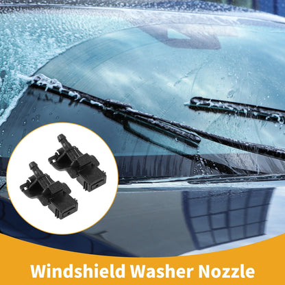 Front Windshield Washer Nozzle 2 x Black for Lexus RX (2008–2016)
