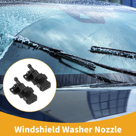 Front Windshield Washer Nozzle 2 x Black for Lexus RX (2008–2016)