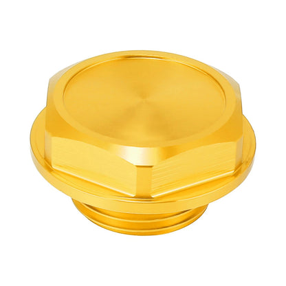 Gold Tone Aluminum Alloy Oil Filler Cap Cover for Toyota RAV4 (2013-2023)