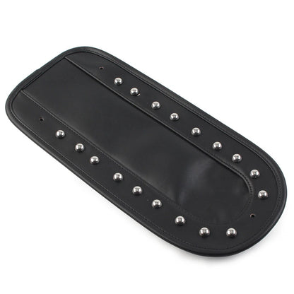 Rear Fender Bib Solo Seat for Harley Heritage Softail 2006-2017 Black PU Leather