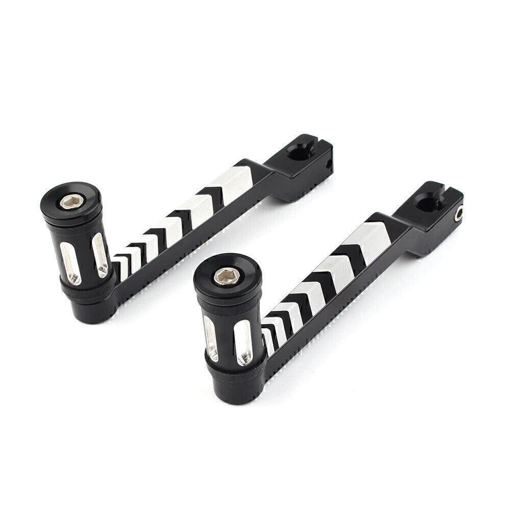 Black Heel & Toe Shift Lever & Shifter Pegs for Harley FLHT FLTR