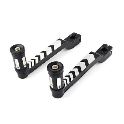 Black Heel & Toe Shift Lever & Shifter Pegs for Harley FLHT FLTR