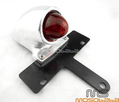 Brake Tail Light License Plate Bracket for Cafe Racer Bobber Custom