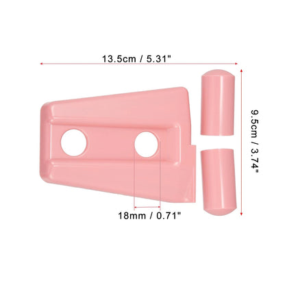 Engine Hood Hinge Covers for Jeep Wrangler 2007-2018 Pink