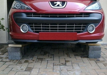 Front Bumper Lip 3 Pcs for Peugeot 207 Cupra R (2006-2014)