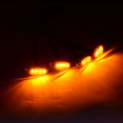 4 x Front Grille LED Daytime Running Lights for Toyota Prado (2003-2009)