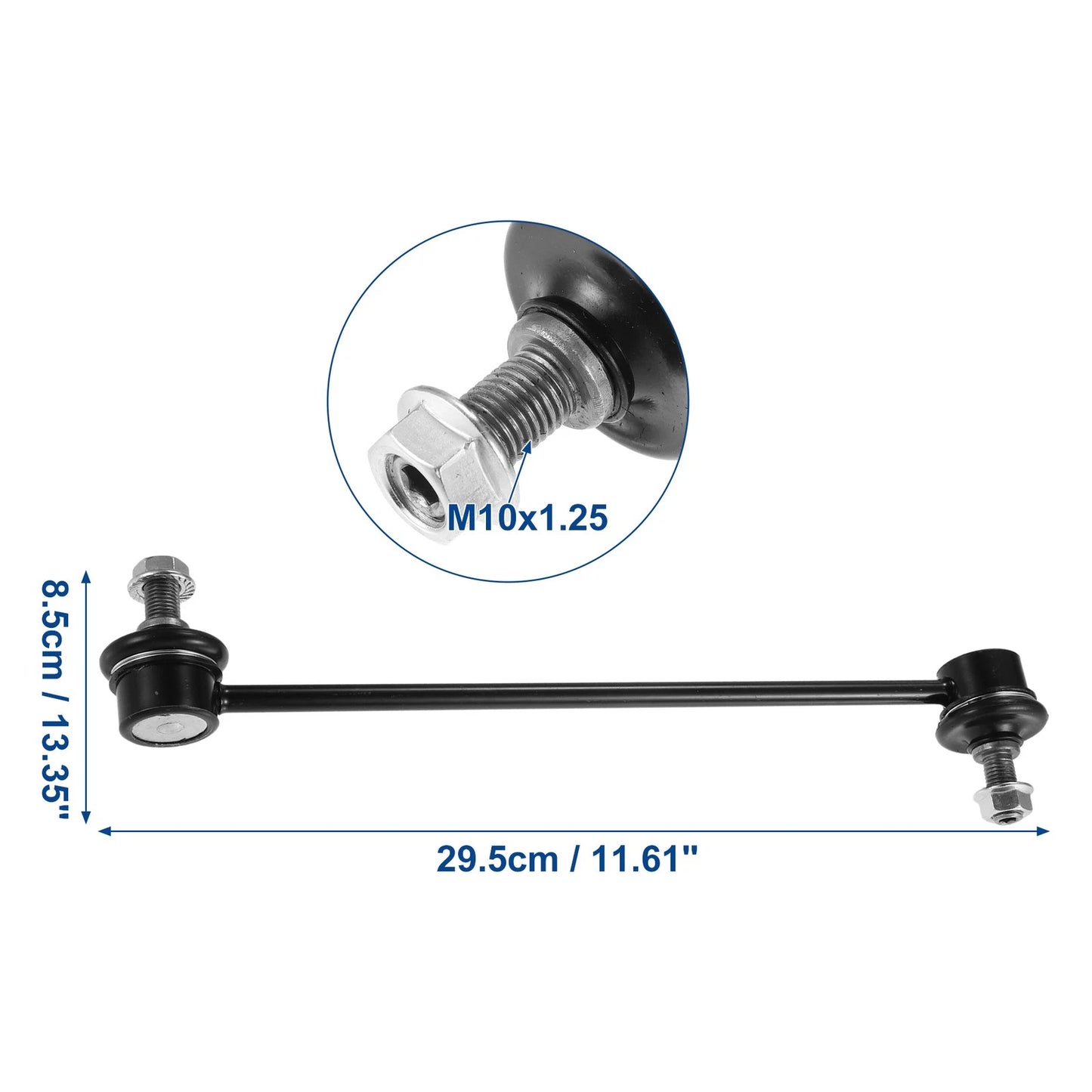 2 x Front Sway Bar Links for Jeep AWD Black