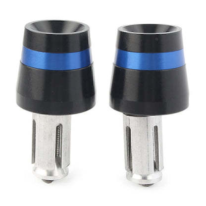 Blue Handlebar End Plugs for Honda CBR, CB, Yamaha YZ, YZF, Kawasaki