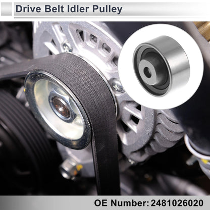 Drive Belt Idler Pulley for Kia Rio, Hyundai (2006-2011) 1 Pc