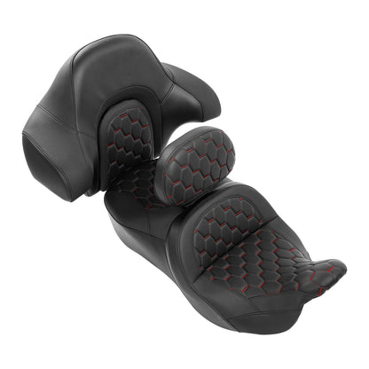 Driver Passenger Seat Backrest for Harley Electra Road Glide (2014-2023)