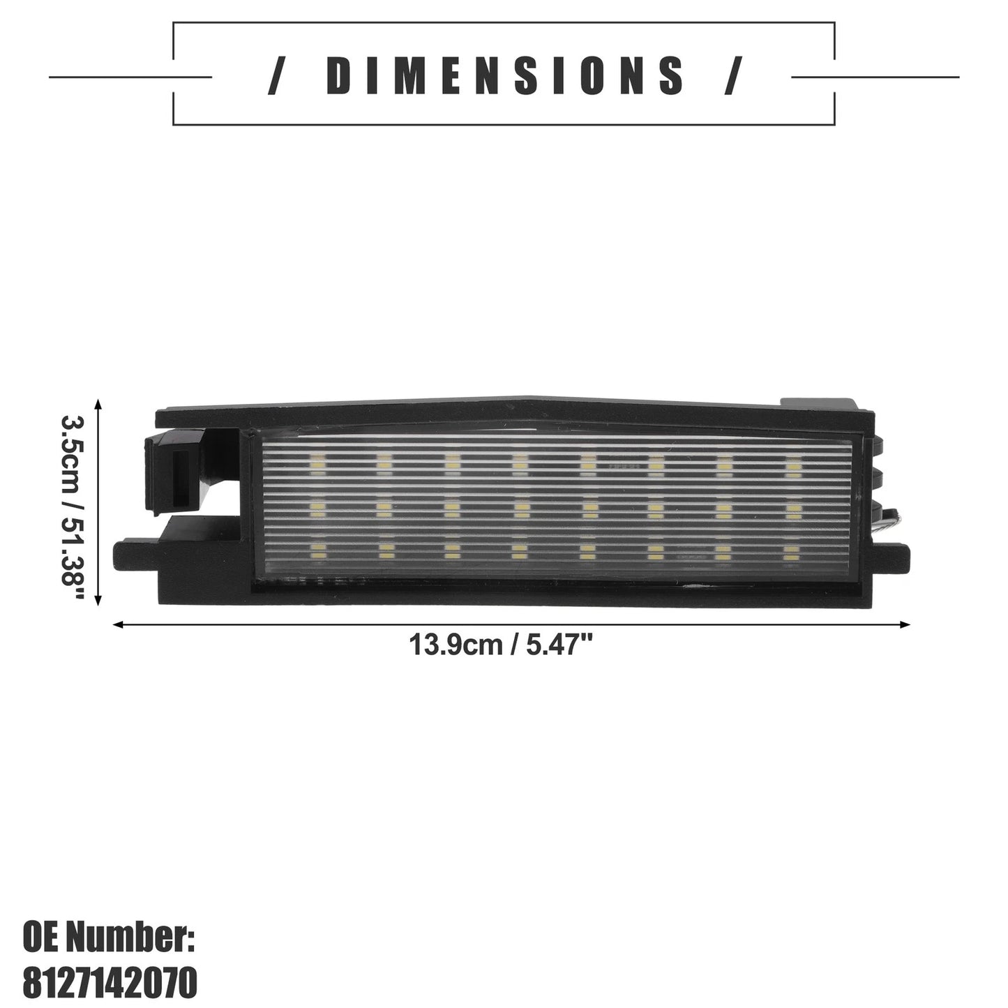 LED License Plate Lights for Toyota RAV4 (2006-2011)