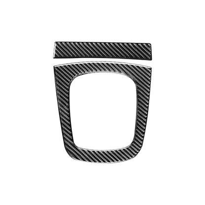 Carbon Fiber Black Gear Shift Panel Cover Trim for Audi Q3 (2013-2018)