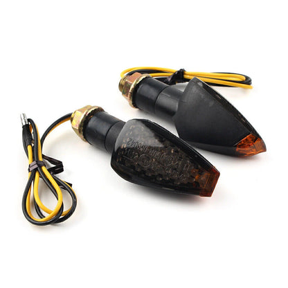 Black Universal LED Turn Signal Light Indicators for Mini 14 (No Year Specified)