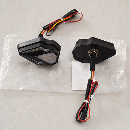 Yellow White LED Flush Mount Turn Signals for Motorcycle (12V)