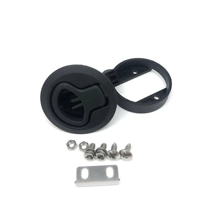 2" Flush Pull Slam Latch for Boat Deck Hatch Door (No Lock Core)