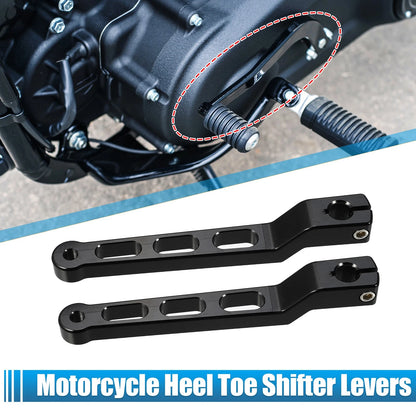 Pair / 1 / Black Heel Toe Shifter Levers for Harley Touring Trike