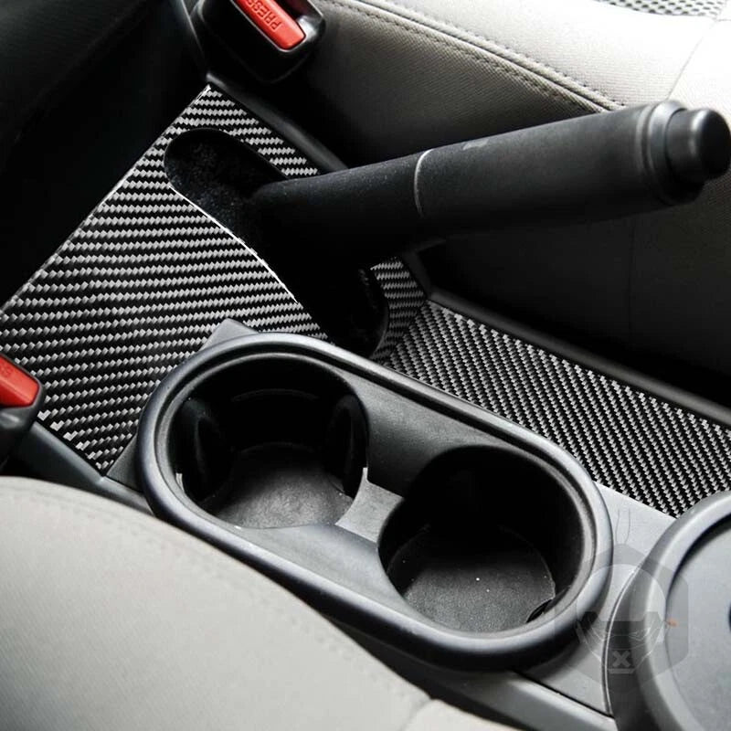 Carbon Fiber Center Console Hand Brake Cover Trim fit for Wrangler 2007-2010